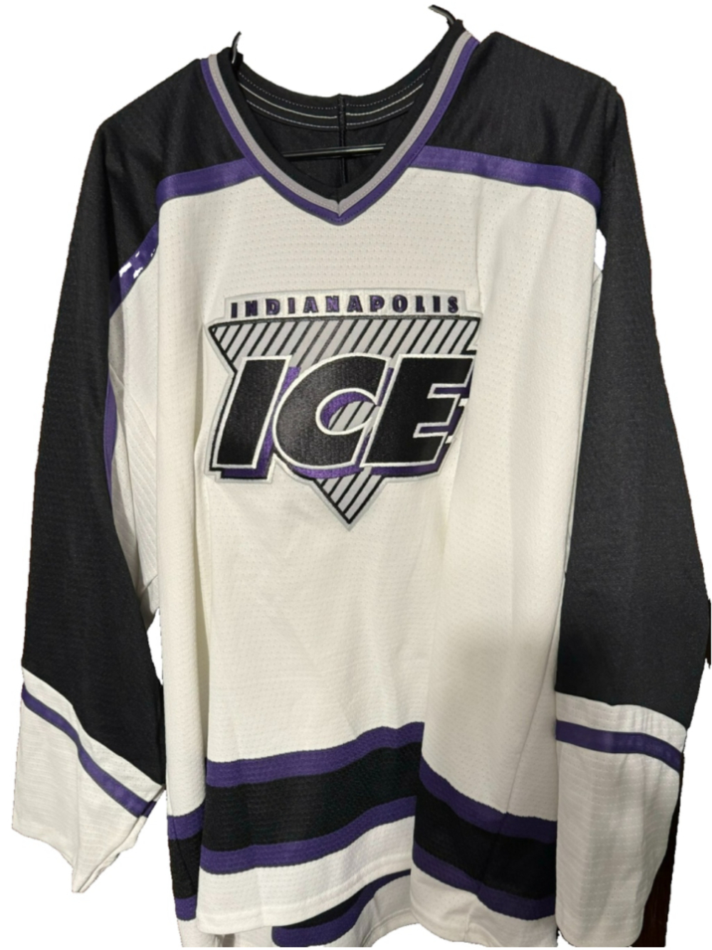 Indianapolis Ice Vintage IHL Hockey Jersey Size Men L Bauer NEW WITH TAGS!